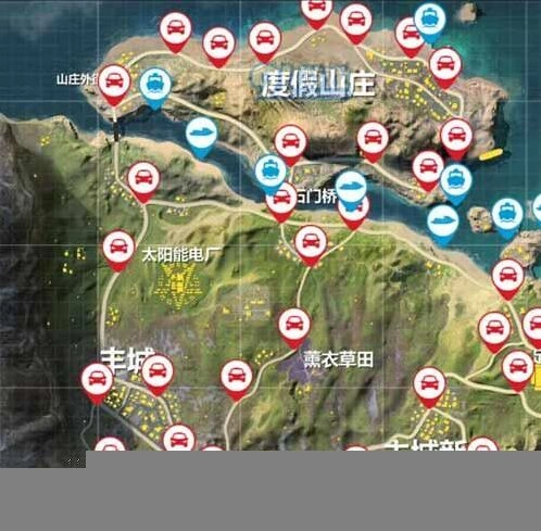 荒野行动载具刷新点在哪？全地图找车技巧
