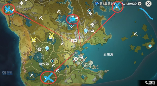 原神讨债人刷取位置详解 卡级升级技巧分享
