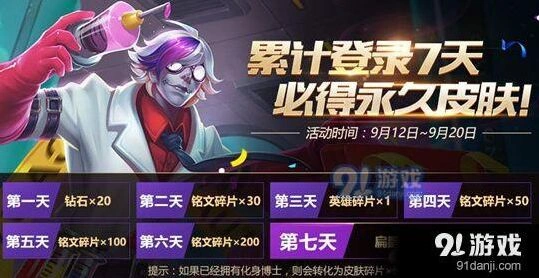 王者荣耀化身博士皮肤活动详情