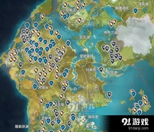 原神矿石分布位置全面攻略