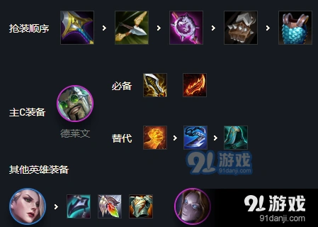金铲铲之战执事德莱文玩法教程