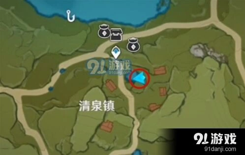 原神清泉镇泉水精灵宝箱怎么找
