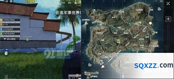 和平精英夏日模式游轮位置在哪