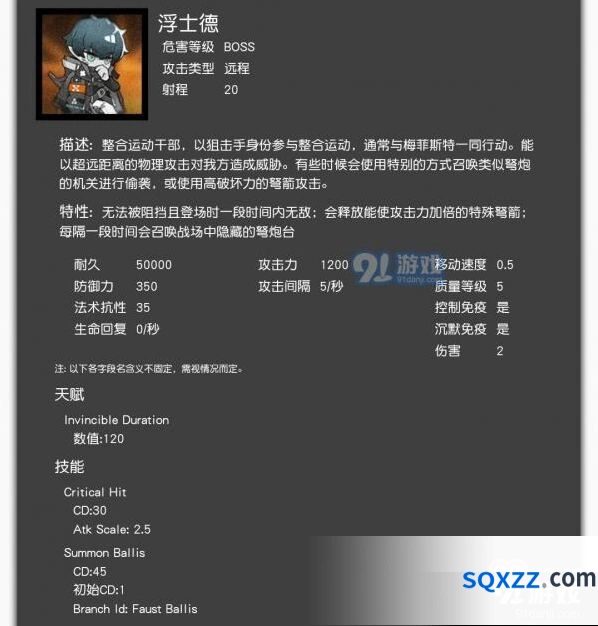 明日方舟H5-4地图敌人属性全解