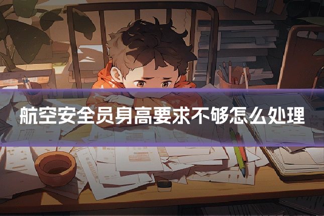 航空安全员身高要求不够怎么处理