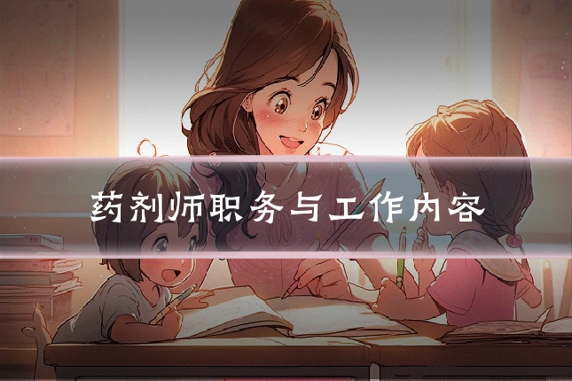 药剂师职务与工作内容