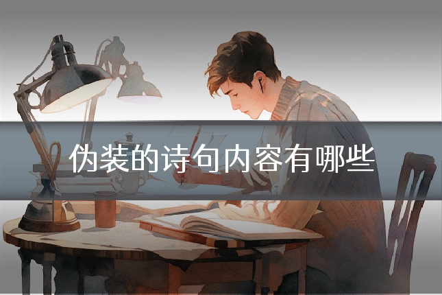 伪装的诗句内容有哪些