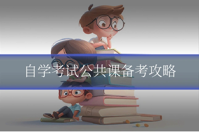 自学考试公共课备考攻略
