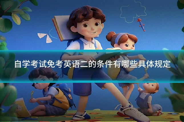 自学考试免考英语二的条件有哪些具体规定