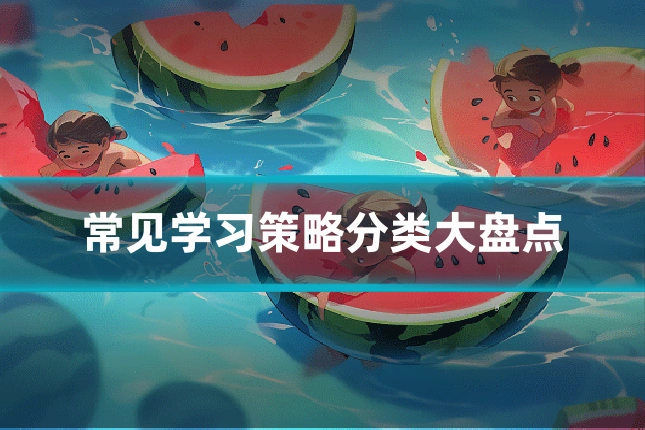 常见学习策略分类大盘点