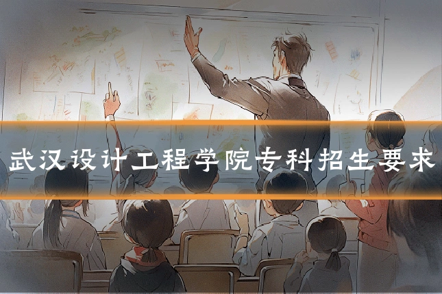 武汉设计工程学院专科招生要求