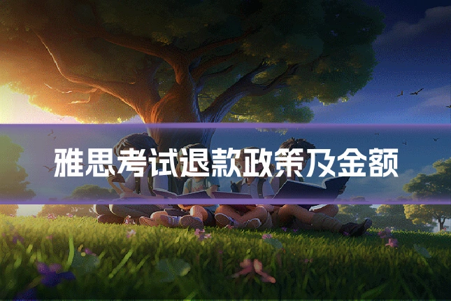 雅思考试退款政策及金额