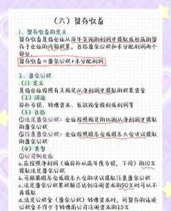 留存收益