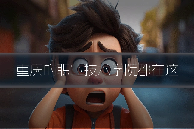 重庆的职业技术学院都在这