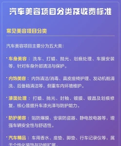 汽车美容学费