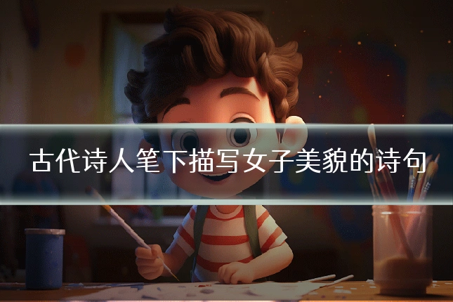 古代诗人笔下描写女子美貌的诗句