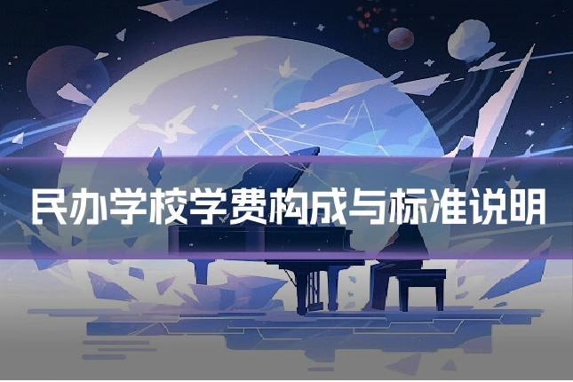 民办学校学费构成与标准说明