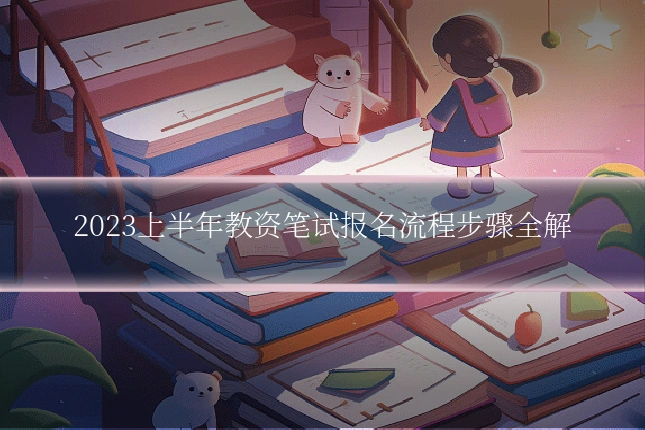 2023上半年教资笔试报名流程步骤全解