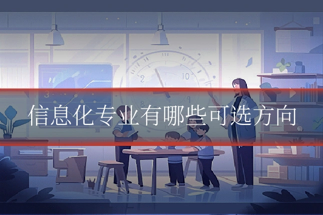 信息化专业有哪些可选方向