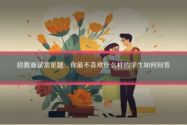 招教面试常见题:你最不喜欢什么样的学生如何回答