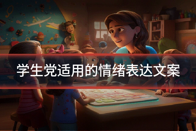 学生党适用的情绪表达文案