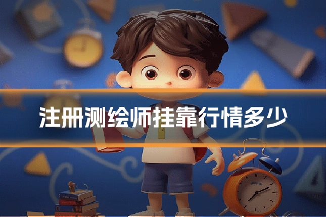 注册测绘师挂靠行情多少