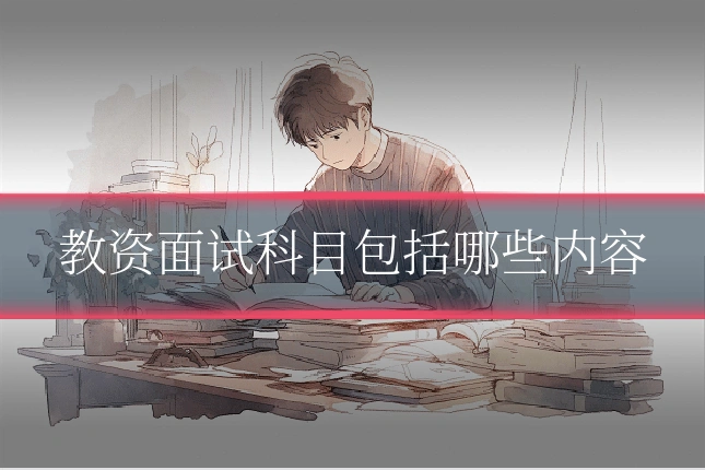 教资面试科目包括哪些内容