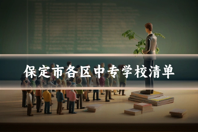 保定市各区中专学校清单
