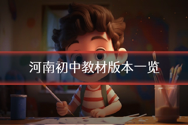 河南初中教材版本一览