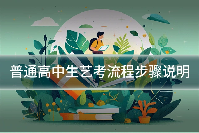 普通高中生艺考流程步骤说明