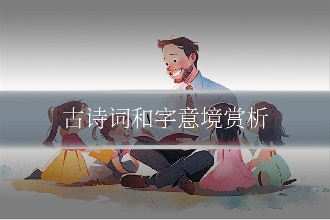 古诗词和字意境赏析