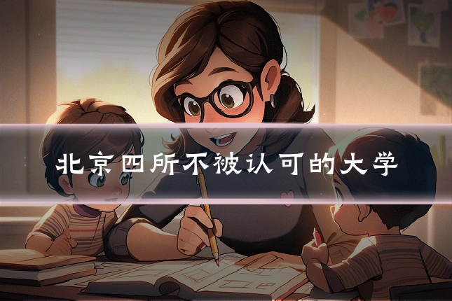 北京四所不被认可的大学