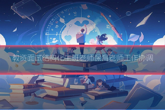 教资面试结构化主班老师保育老师工作协调