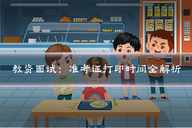 教资面试：准考证打印时间全解析
