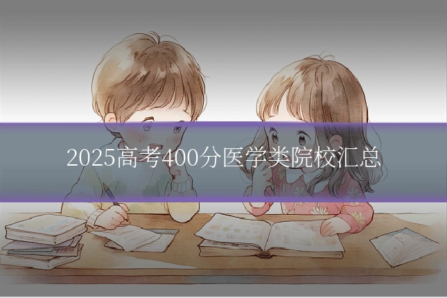 2025高考400分医学类院校汇总