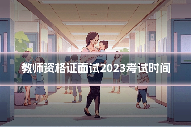 教师资格证面试2023考试时间