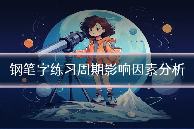 钢笔字练习周期影响因素分析