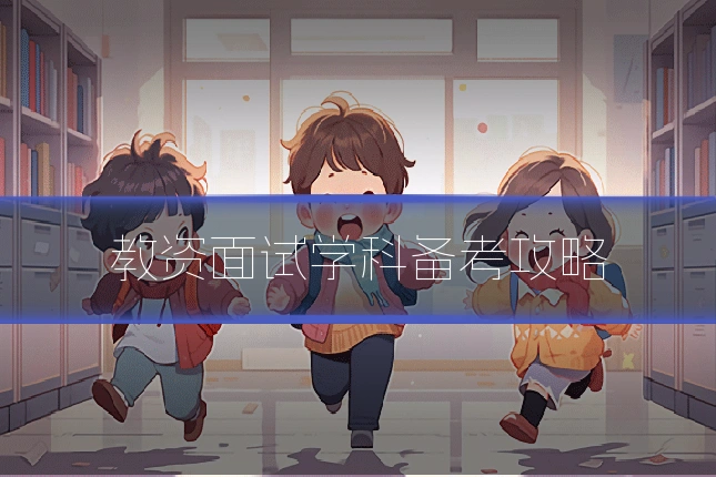 教资面试学科备考攻略
