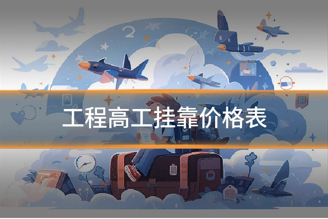工程高工挂靠价格表