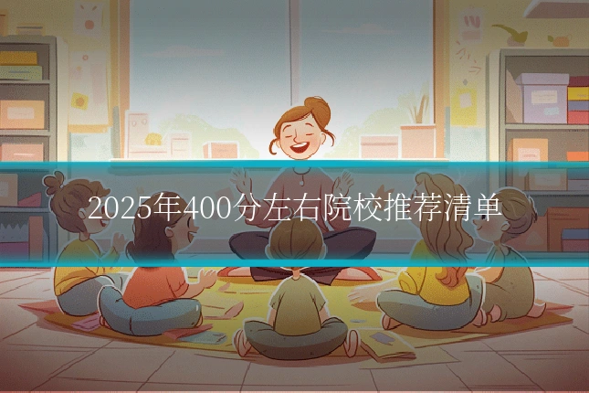 2025年400分左右院校推荐清单