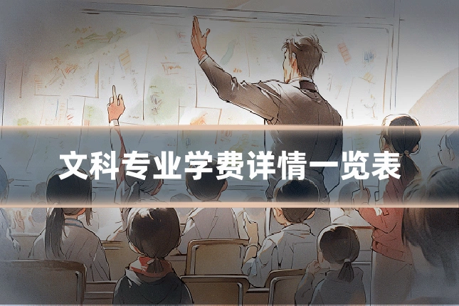 文科专业学费详情一览表
