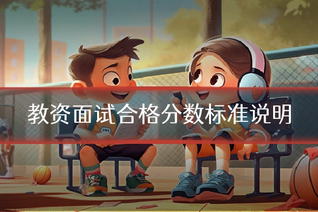 教资面试合格分数标准说明