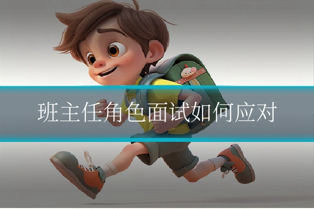 班主任角色面试如何应对