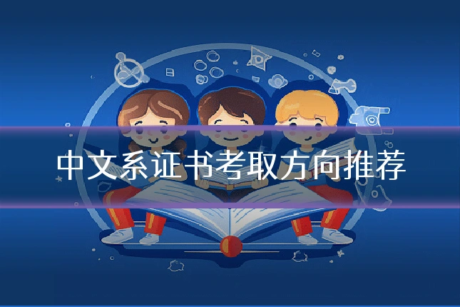 中文系证书考取方向推荐