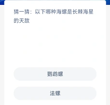 支付宝神奇海洋鹦鹉螺知识分享