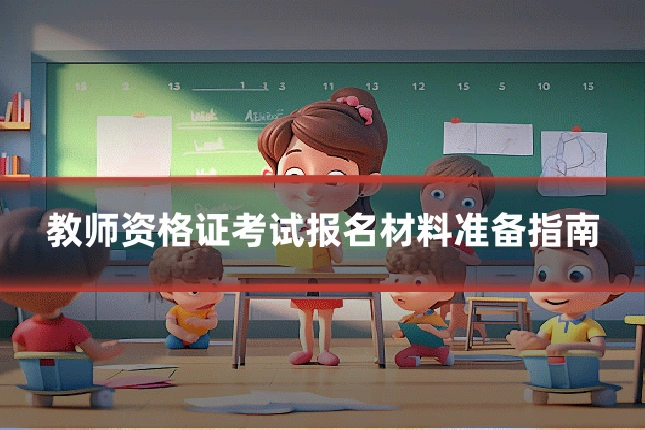教师资格证考试报名材料准备指南