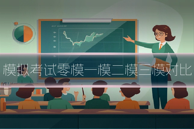 模拟考试零模一模二模三模对比