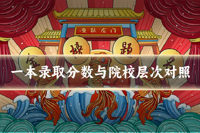 一本录取分数与院校层次对照