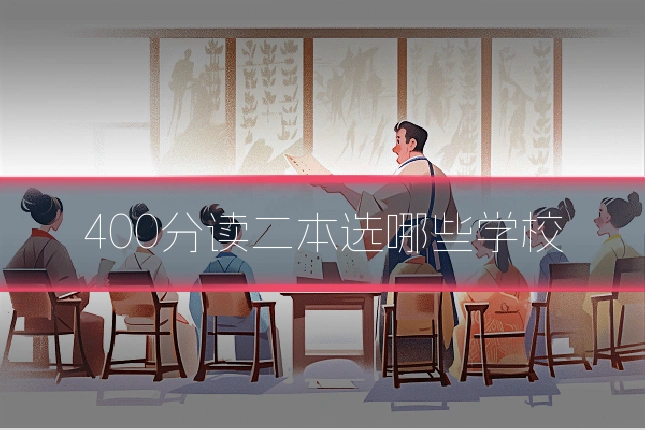400分读二本选哪些学校