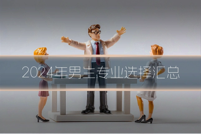 2024年男生专业选择汇总
